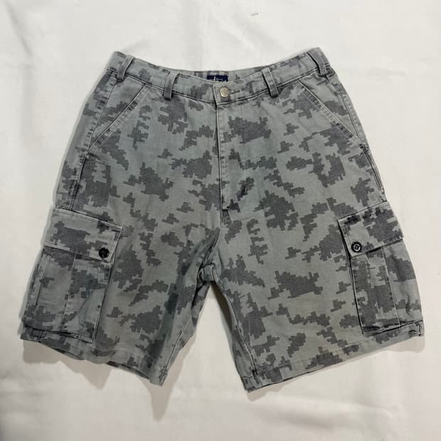 90’s USA made 올드 스투시 카모 카고 쇼츠