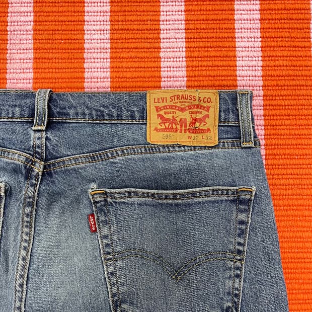 리바이스 505 레귤러 데님 (34)