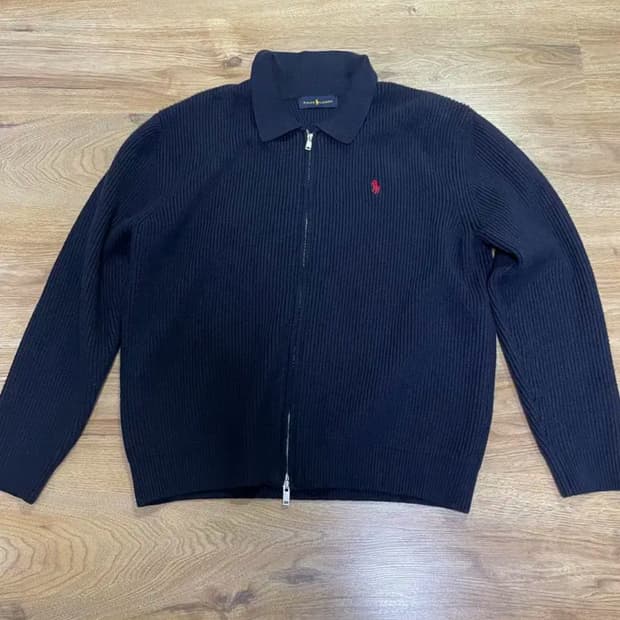 폴로 니트집업 Xl