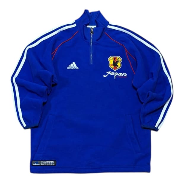 일본판)아디다스 00s-01s 일본 국대 플리스 반집업