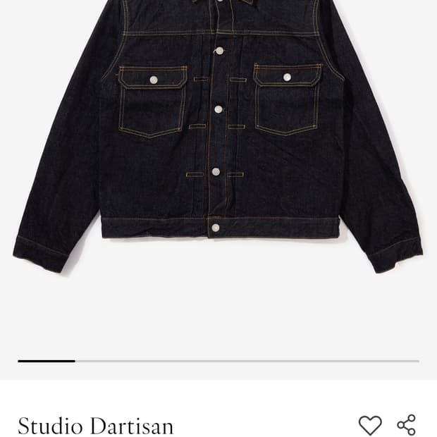 스튜디오 다치산 SD-412 데님 자켓