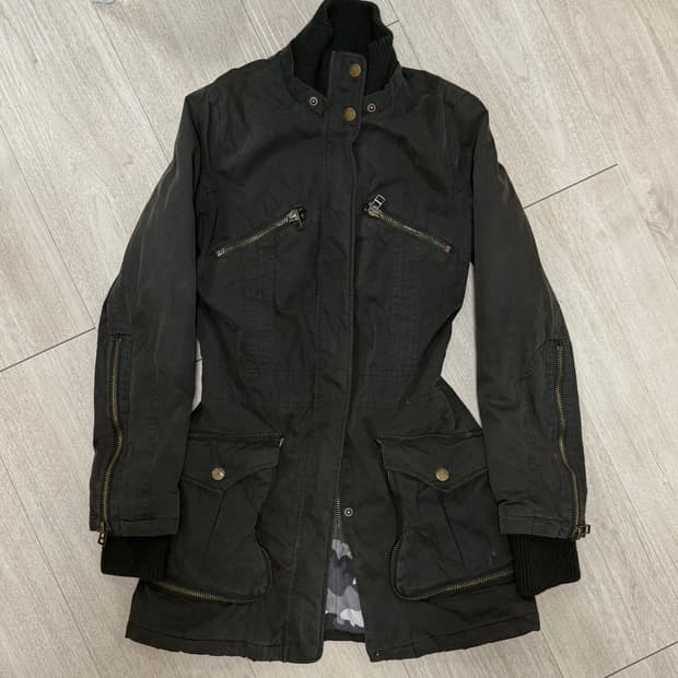 빈티지 와투케 차콜 야상 자켓