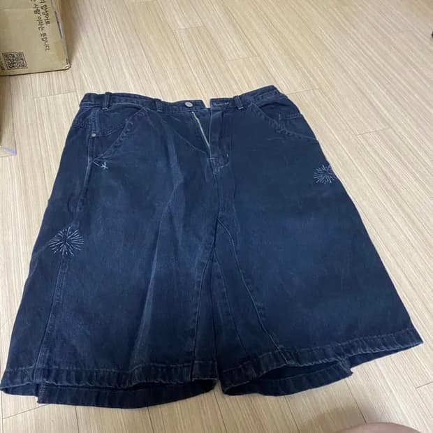 폴리테루 1/2 해머데님 블랙 2