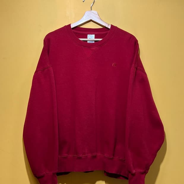 00s [XXL] 러셀 스웨트셔츠 맨투맨 버건디