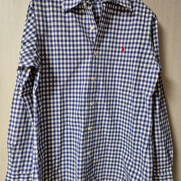 폴로 랄프로렌 깅엄체크 남방 S (95) 남성