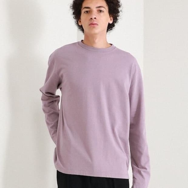 언유즈드 롱슬리브 라이트 퍼플