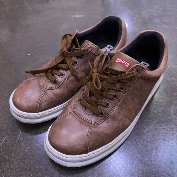 캠퍼 러너 포 레더 스니커즈 브라운 265