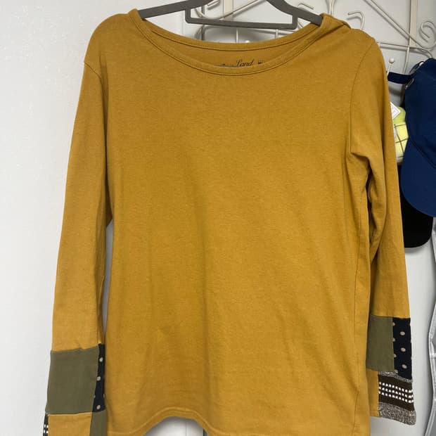 소매 패치 히피 하구미 슬리브리스