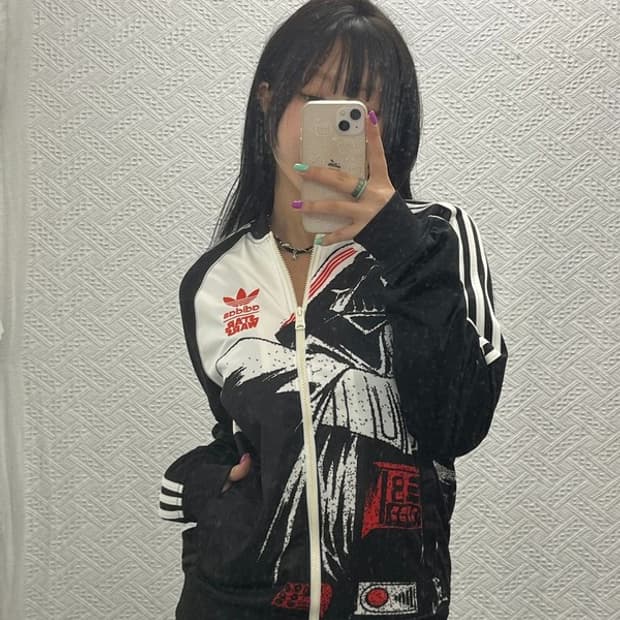 아디다스 X 스타워즈 콜라보 희귀 레어 져지 집업100 C06777