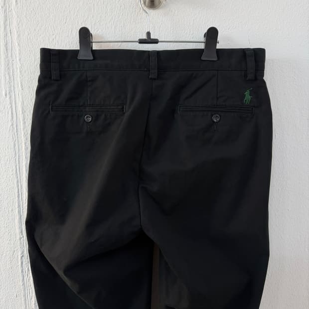 폴로 랄프로렌 블랙 치노 팬츠 