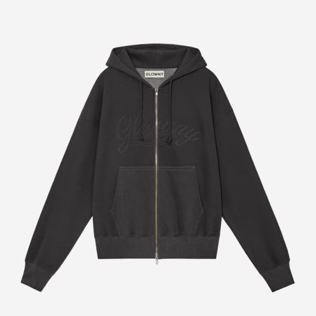 Glowny Jordan Pigment Zip-Up Hoodie 