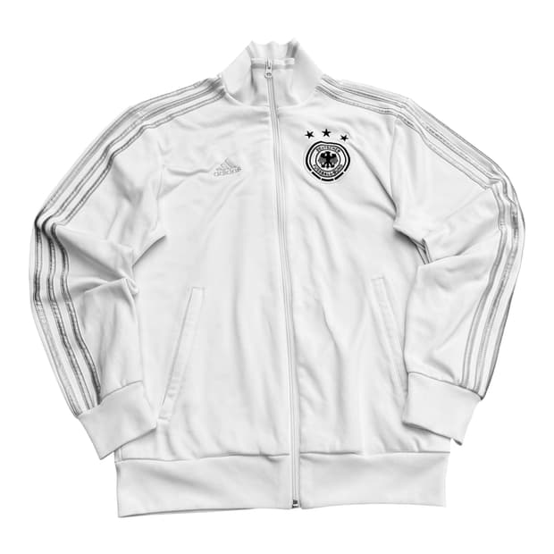 아디다스 X 독일 화이트 실버 국대 트랙탑 져지