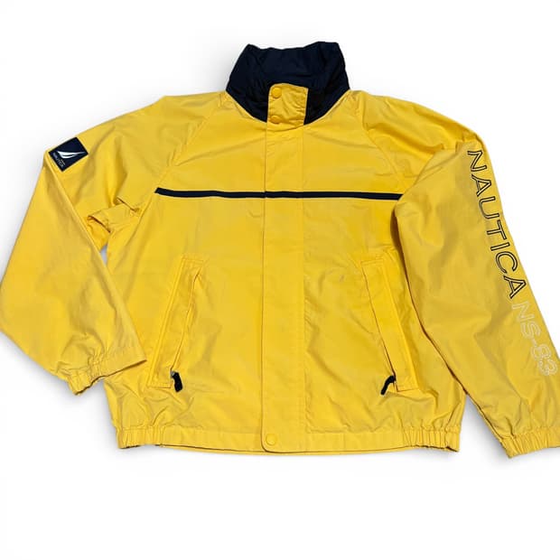 M 노티카 올드스쿨 옐로우 바람막이 자켓