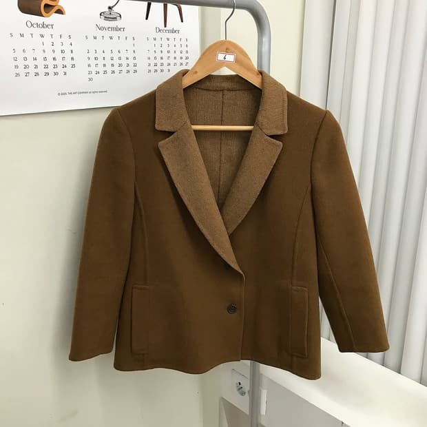 버버리 캐시미어 핸드메이드 자켓