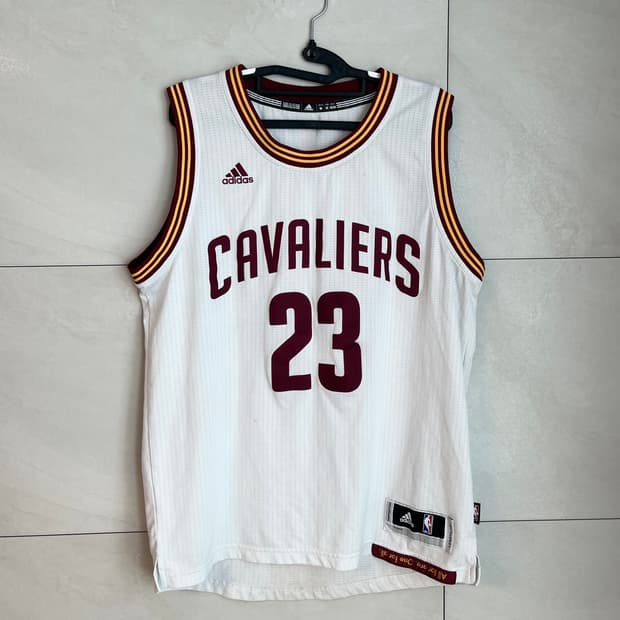 아디다스 클리블랜드 르브론 제임스 유니폼 져지 [M]