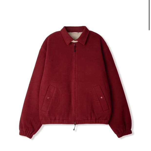 [2] 스테디에브리웨어 SEW 플리스 블루종 자켓 (다크 레드)