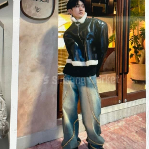 립인웍스 무스탕 팔아요 