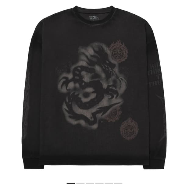 [XL] 트래비스 스캇 2025 투어 콘서트 (막시무시) 써멀 롱 슬리브