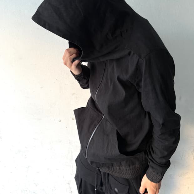 A.F. Artefact high neck hoodie