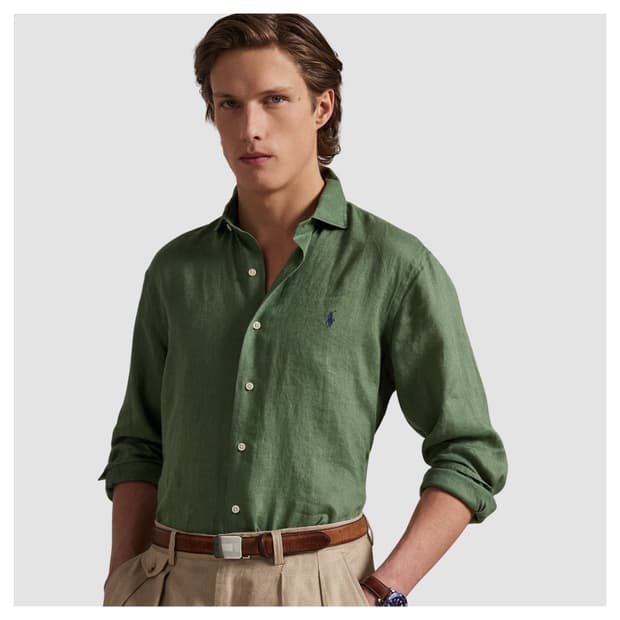 Polo Ralph Lauren Custom Fit Linen Shirt