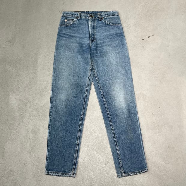 usa 리바이스 550 오렌지탭 데님팬츠 s10162