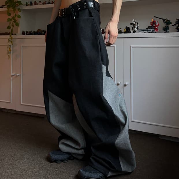 Watt 리버스 슈페리어 오버 데님 팬츠