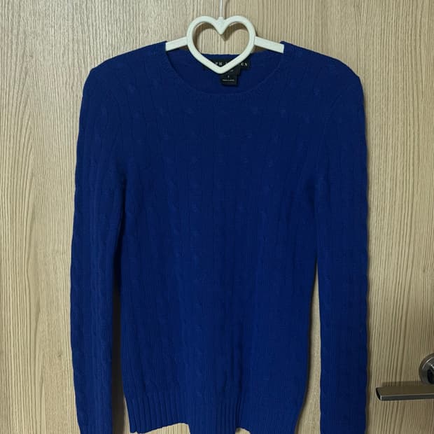 랄프로렌 슬림핏 니트 캐시미어 100 s