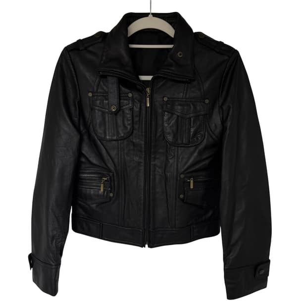 Multi Pocket Leather Jacket 레더 가죽 자켓