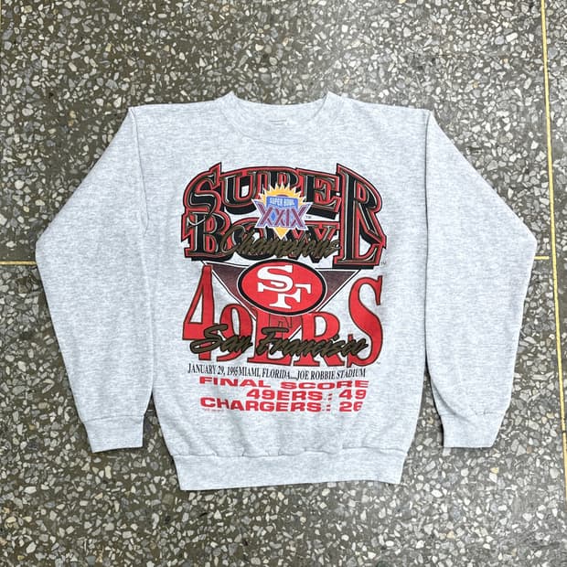90s 샌프란시스코 49ers 빈티지 스웻셔츠 M