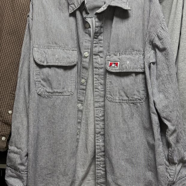 벤데이비스 히코리 스트라이프 셔츠 M