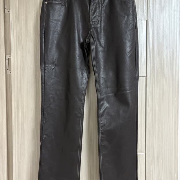 세퍼(sefr) 브라운 가죽바지