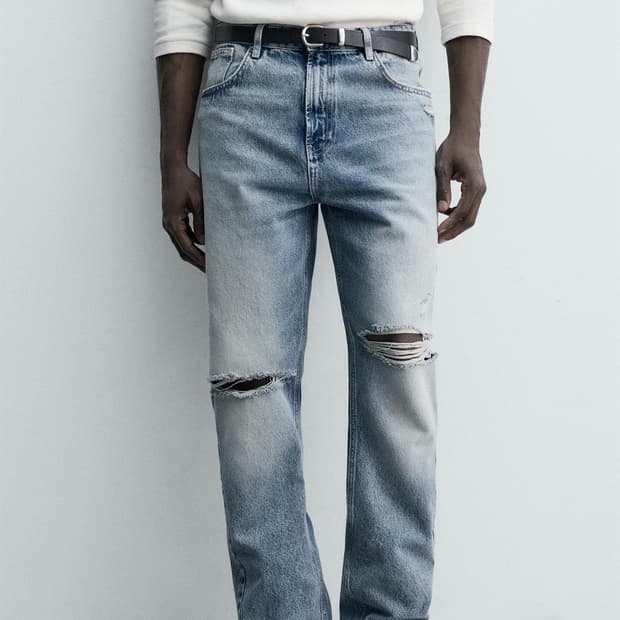 [40] 자라 JEANS FLARE FIT 디스트로이드