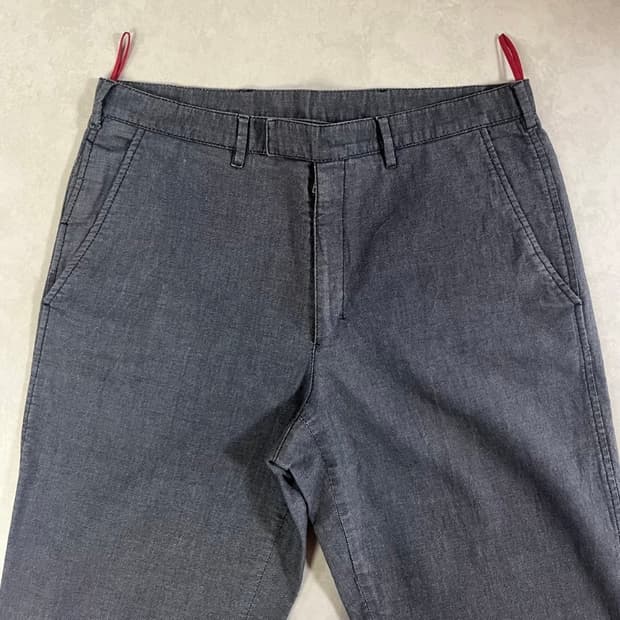 Prada Sports Denim-Like cotton pants