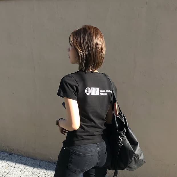 플라스틱프로덕트 반팔 s
