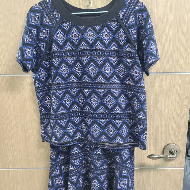 베르니스 반팔 스커트 셋업 s