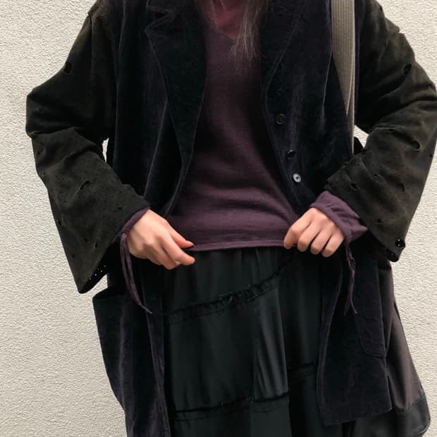 질샌더 브이넥 니트