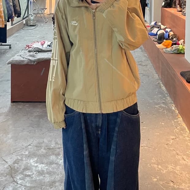 나이키 올드스쿨 라이트카키 트랙재킷 H796