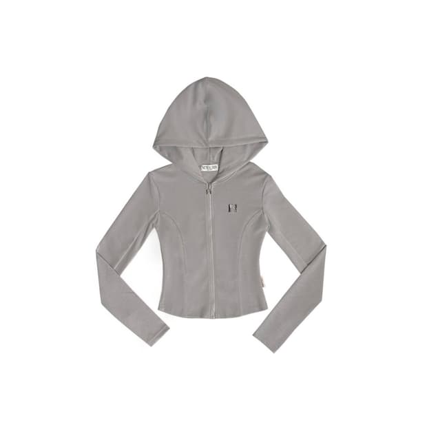 Julie Line Emblem Hoodie Zip-Up