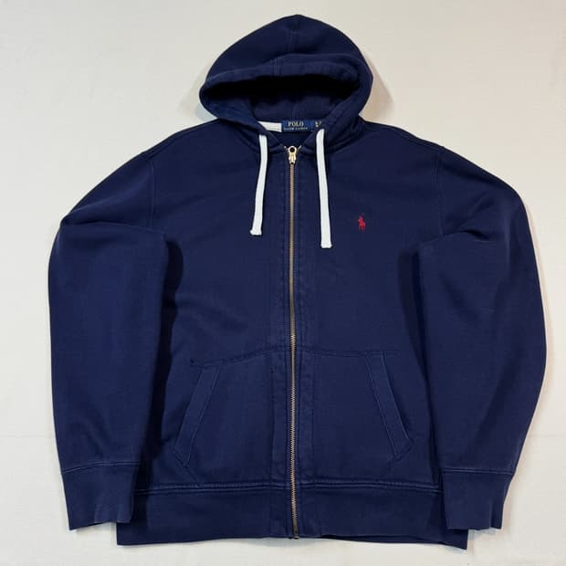 XL) 폴로 랄프로렌 두산 써멀 후드집업 네이비