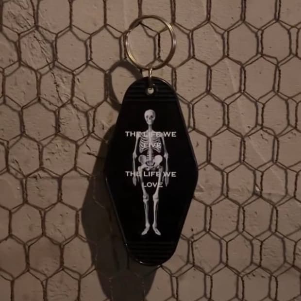 Skull Keyring