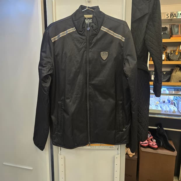 EA7 엠포리오 아르마니 남성 본딩 집업 재킷 