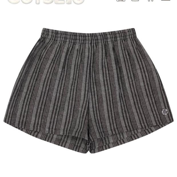 coyseio 038 ethnic shorts dark grey 새상품