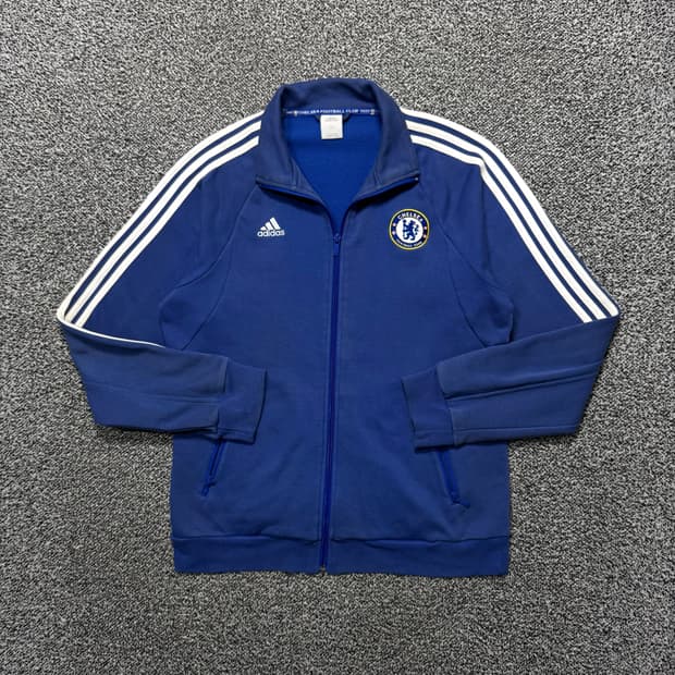 Name : 아디다스 첼시 팀로고 블루컬러 사이드라인 져지 :) 