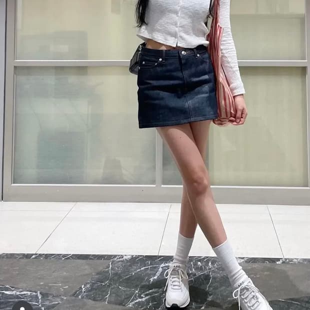아페쎄 미니 주페 스커트
