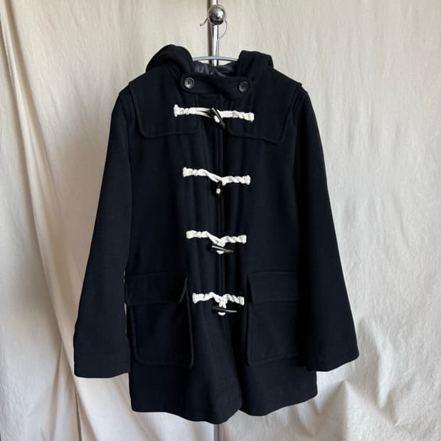 Back Number Letter 더플 코트