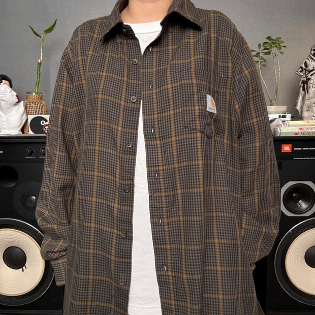 칼하트 체크셔츠