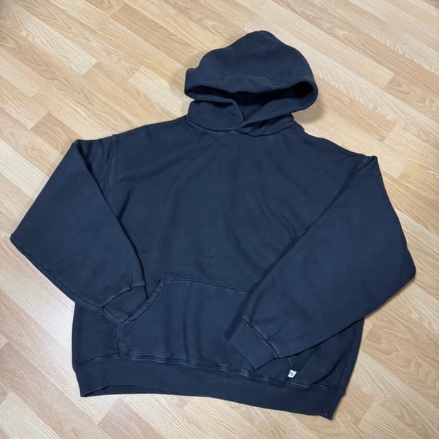 [M] 아킴보클럽 후드 페이디드블랙