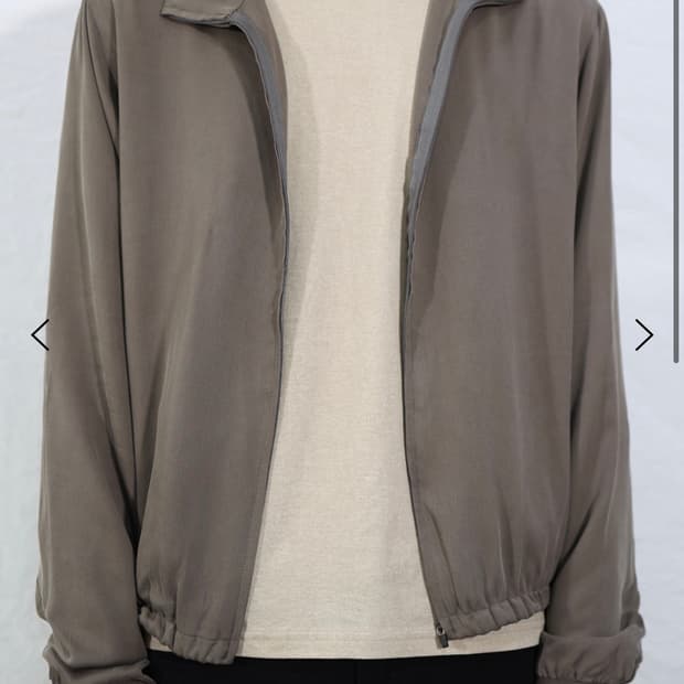 레스 큐프라 집업 브라운 2사이즈