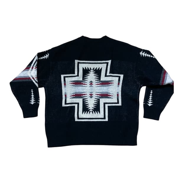 펜들턴 울 니트 스웨터 블랙 S (100-103)