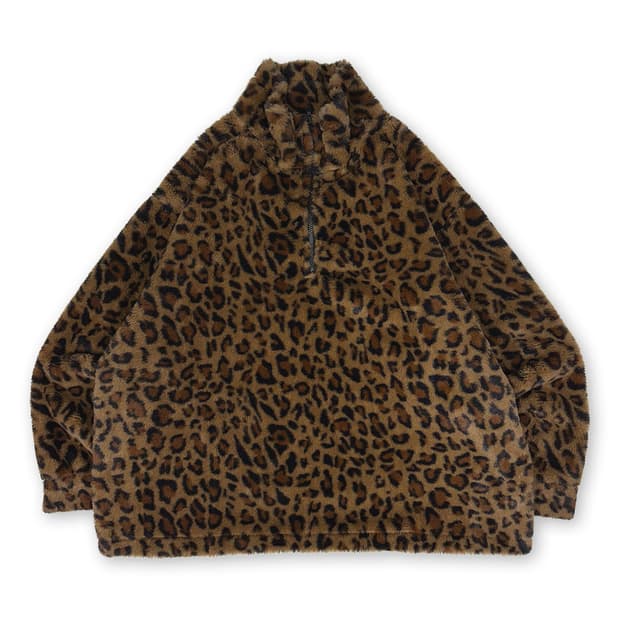 레오파드 퍼 반집업